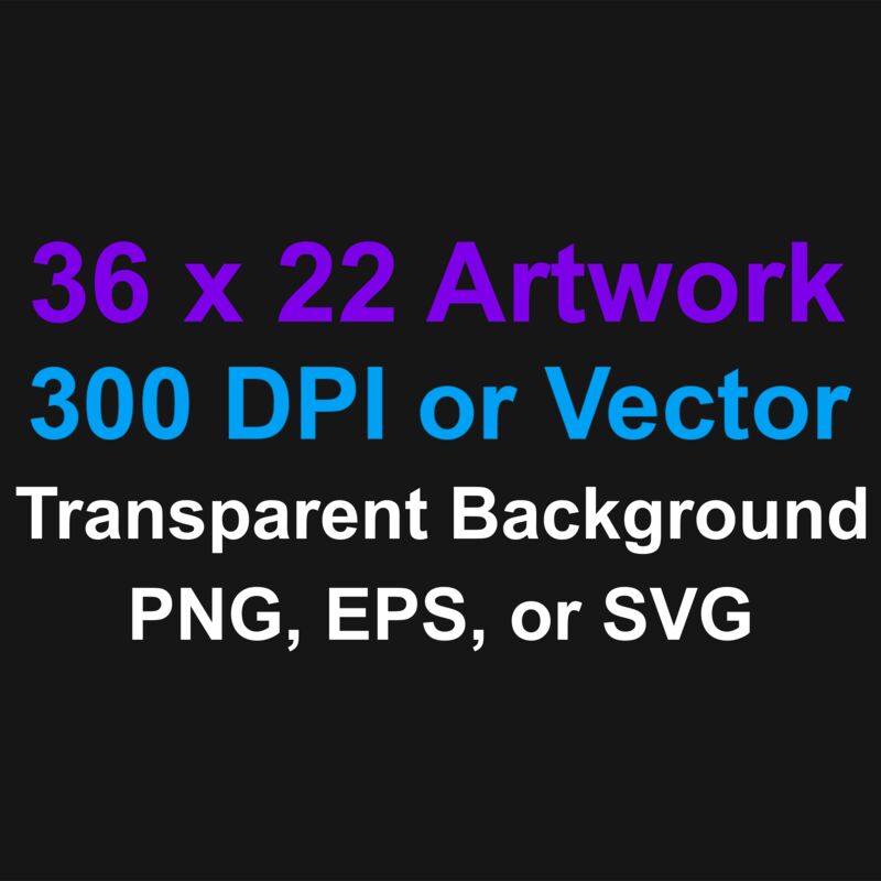 36x22 DTF Transfer Thumbnail